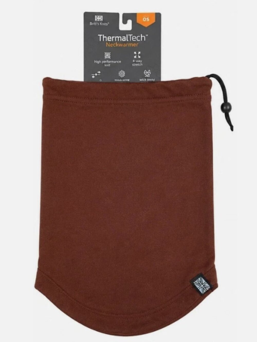 [NWT] ThermalTech Neckwarmer for Winter/Work, Maroon; Unisex O/S